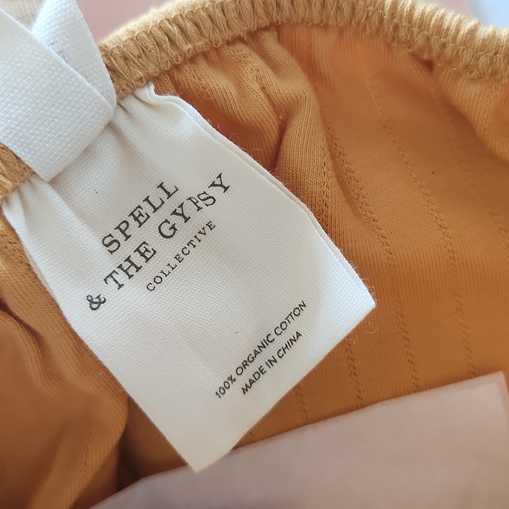 New spell designs Lana organic cotton bloomers panty sunflower yellow XS saffron - Picture 16 of 16